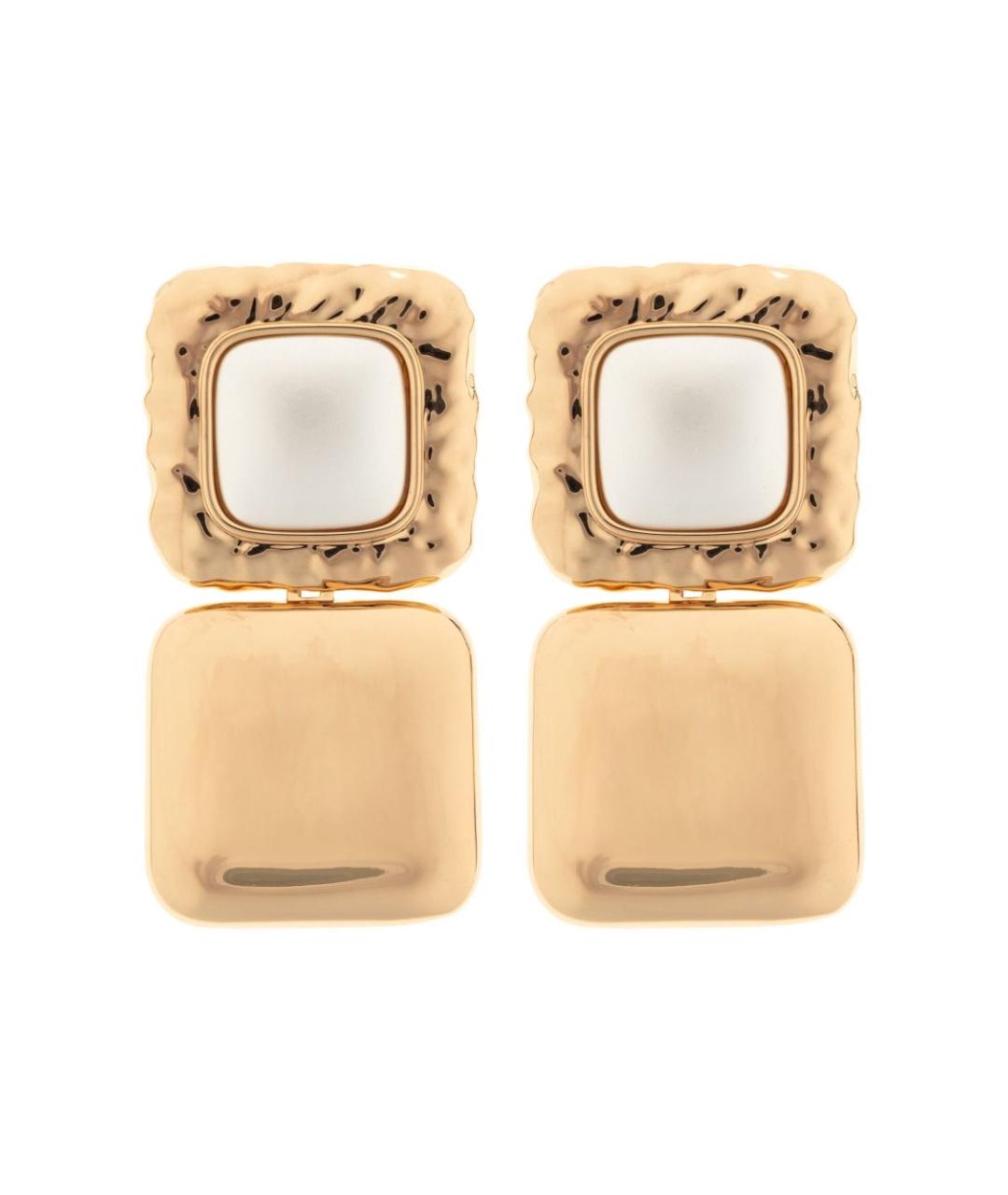 SELF-PORTRAIT Золотые латунные серьги, фото 1