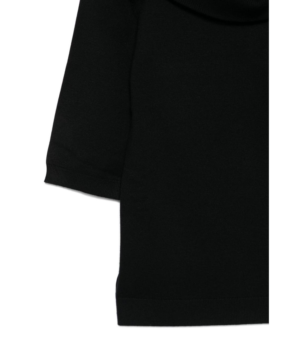 SEMICOUTURE Черный вискозный джемпер / свитер, фото 2