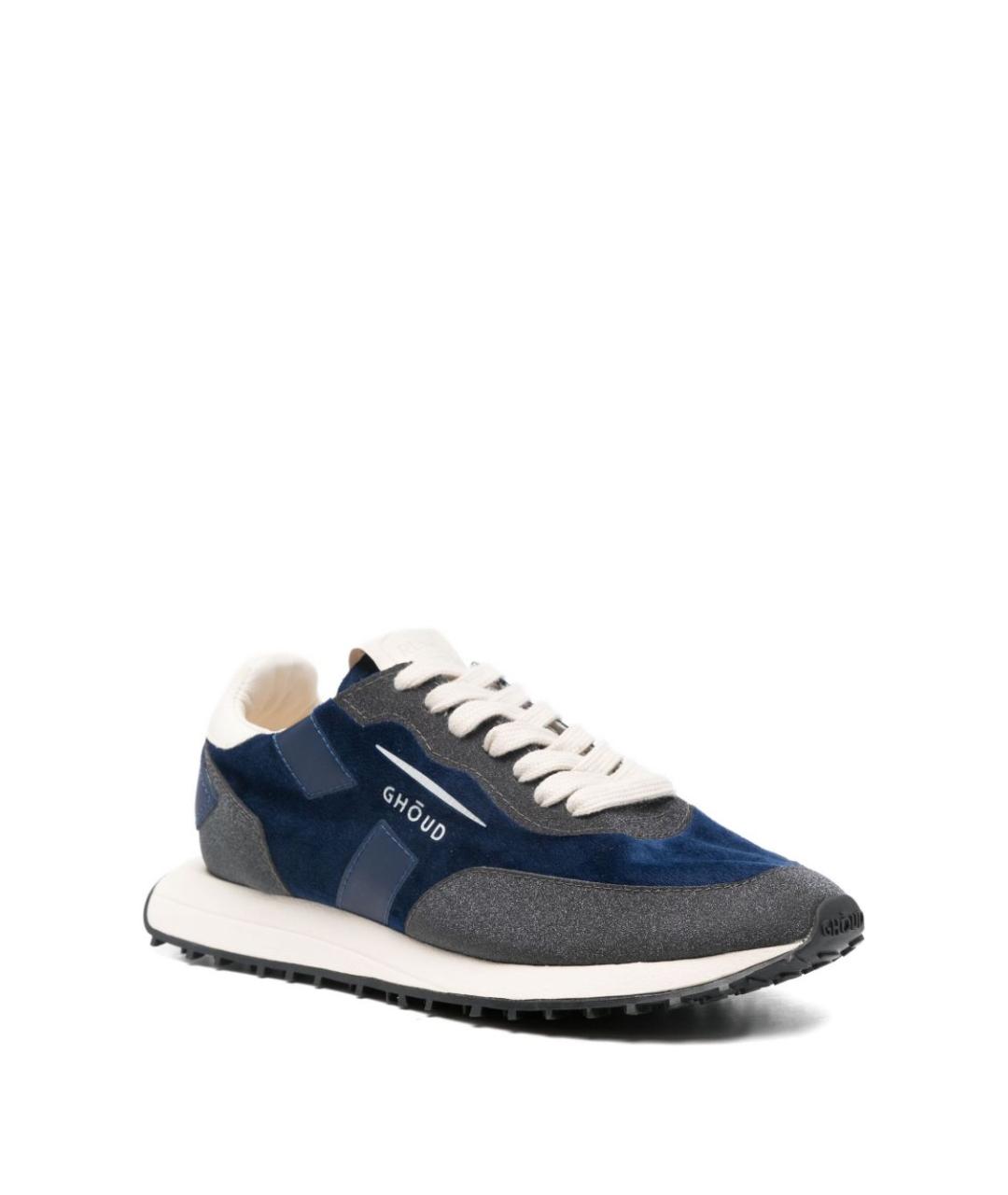 GHOUD Синие текстильные кроссовки, фото 3
