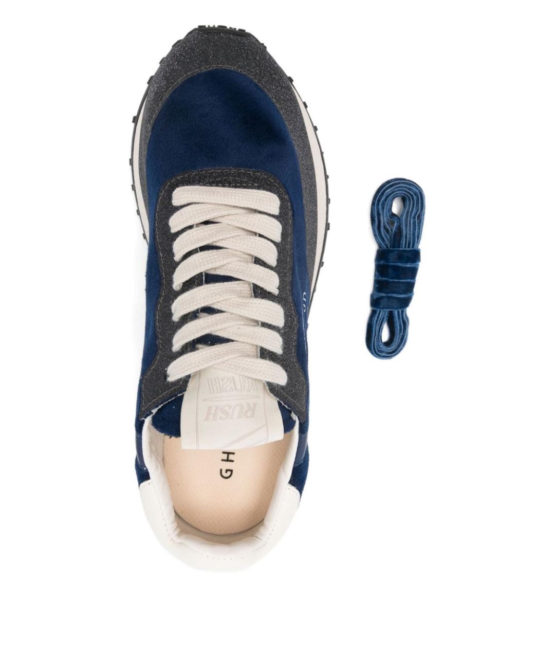 GHOUD Синие текстильные кроссовки, фото 2