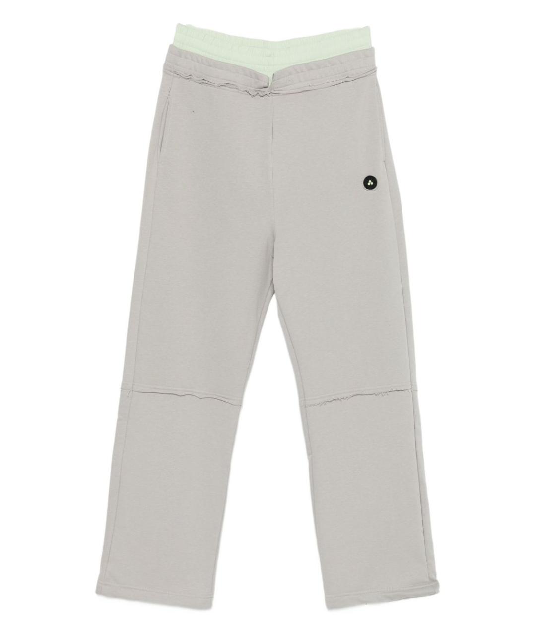 PEUTEREY Серые хлопковые спортивные брюки и шорты, фото 1