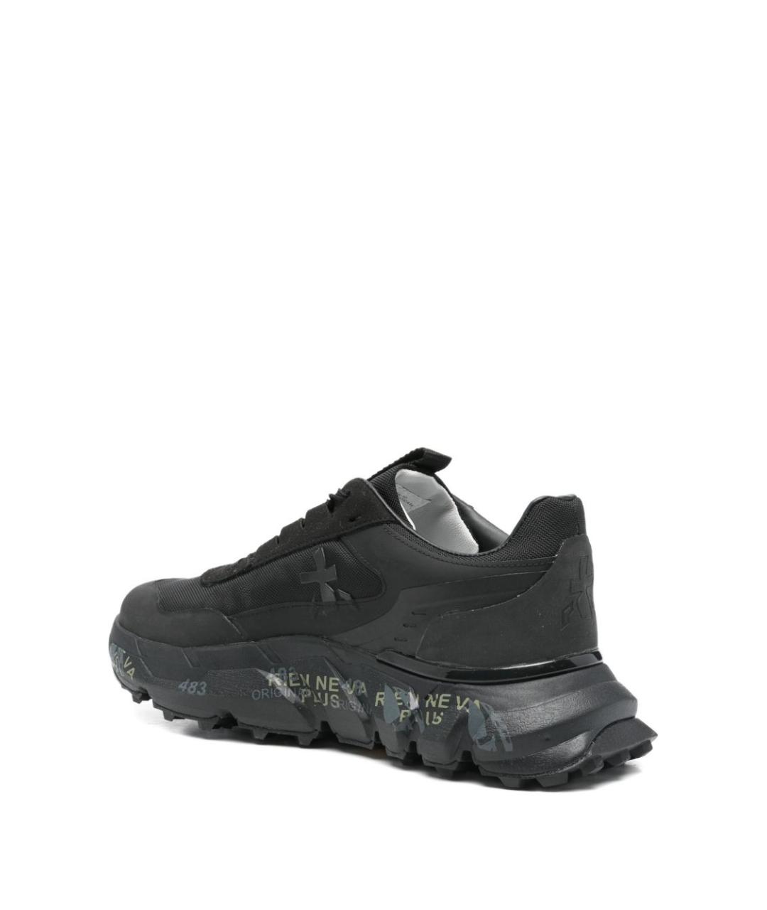 PREMIATA Черные текстильные кроссовки, фото 4