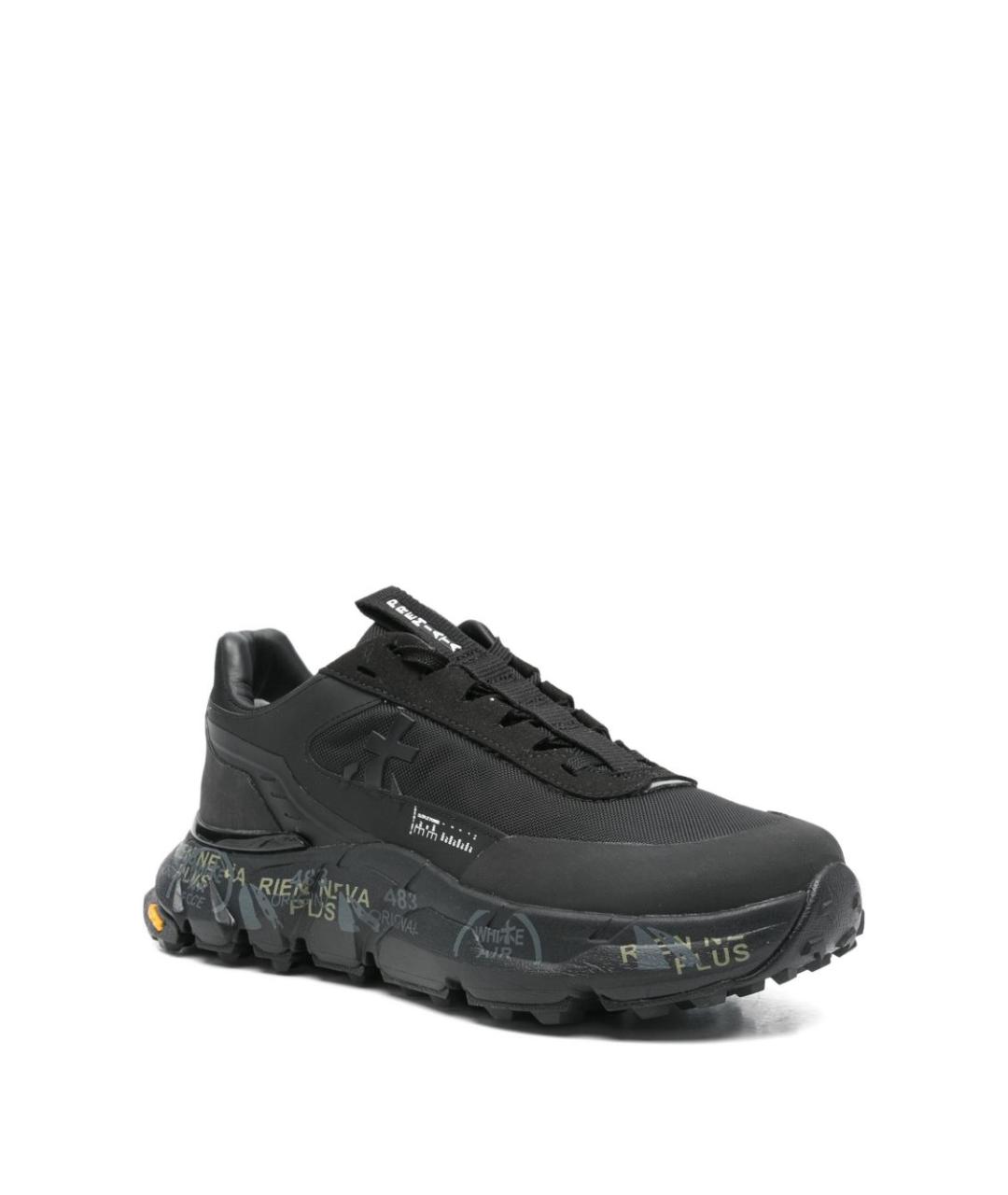 PREMIATA Черные текстильные кроссовки, фото 3