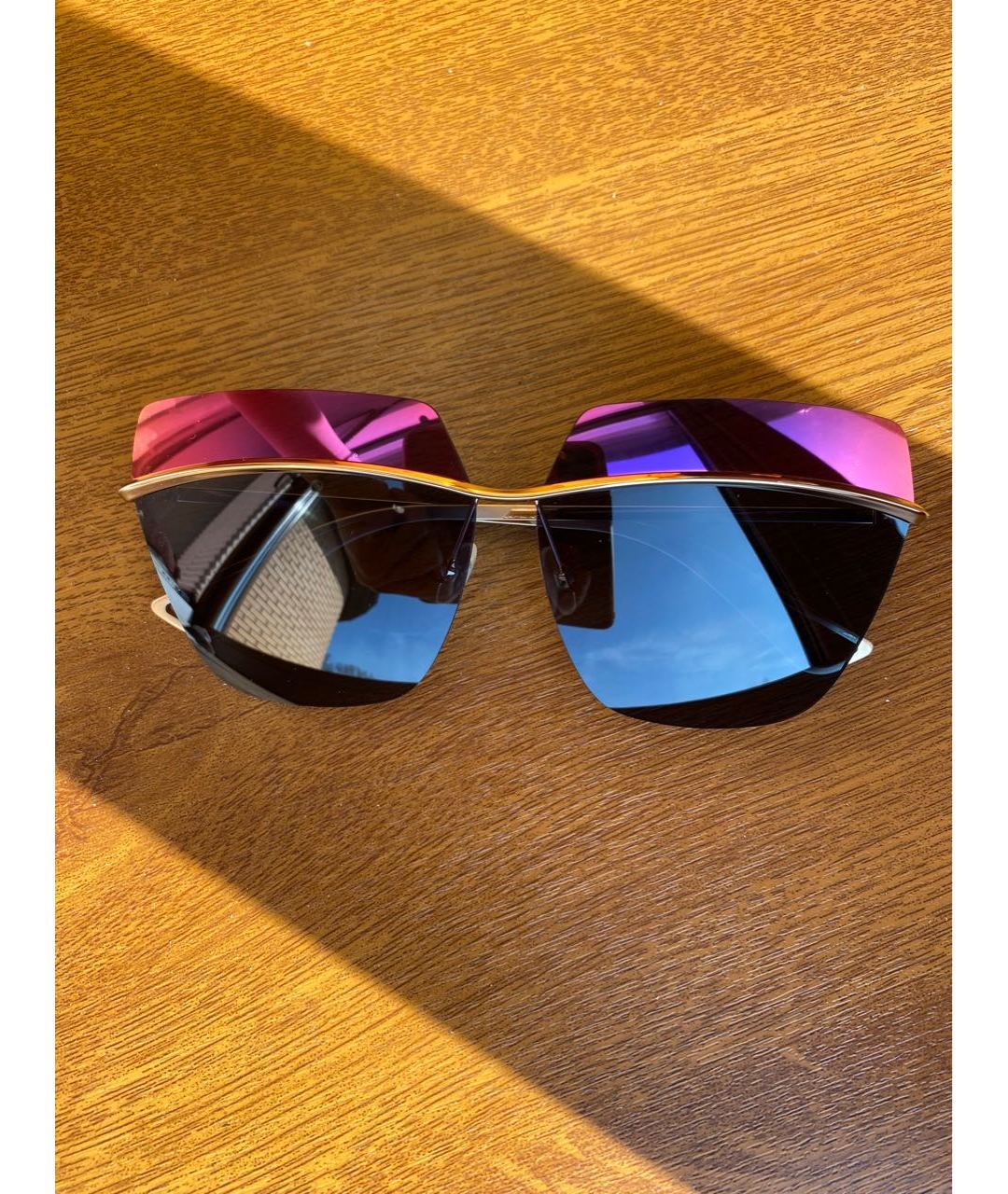 CHRISTIAN DIOR PRE-OWNED Мульти солнцезащитные очки, фото 4