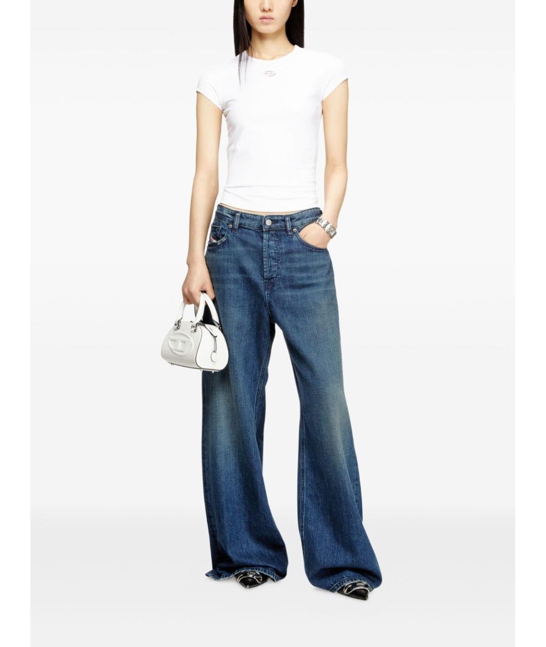 DIESEL Белая хлопковая футболка, фото 2