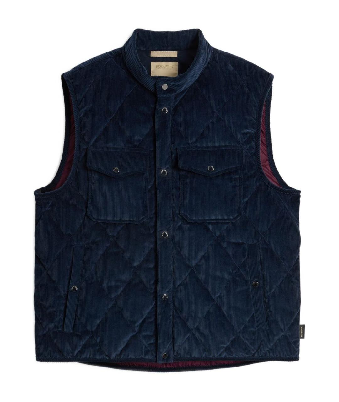 WOOLRICH Синий жилет, фото 1