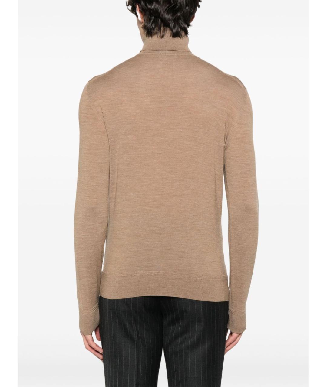 TOM FORD Бежевая шерстяная водолазка, фото 3