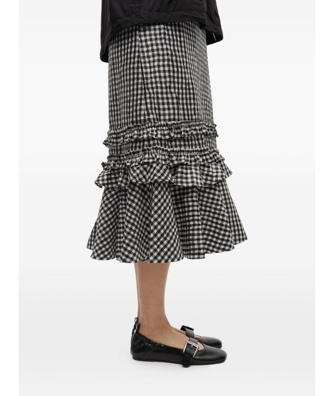 GANNI Черные кожаные балетки, фото 5