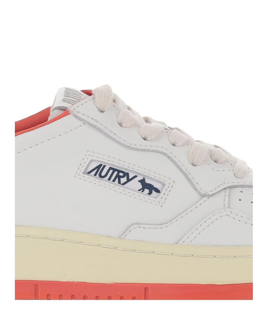 AUTRY Белые кожаные кеды, фото 3