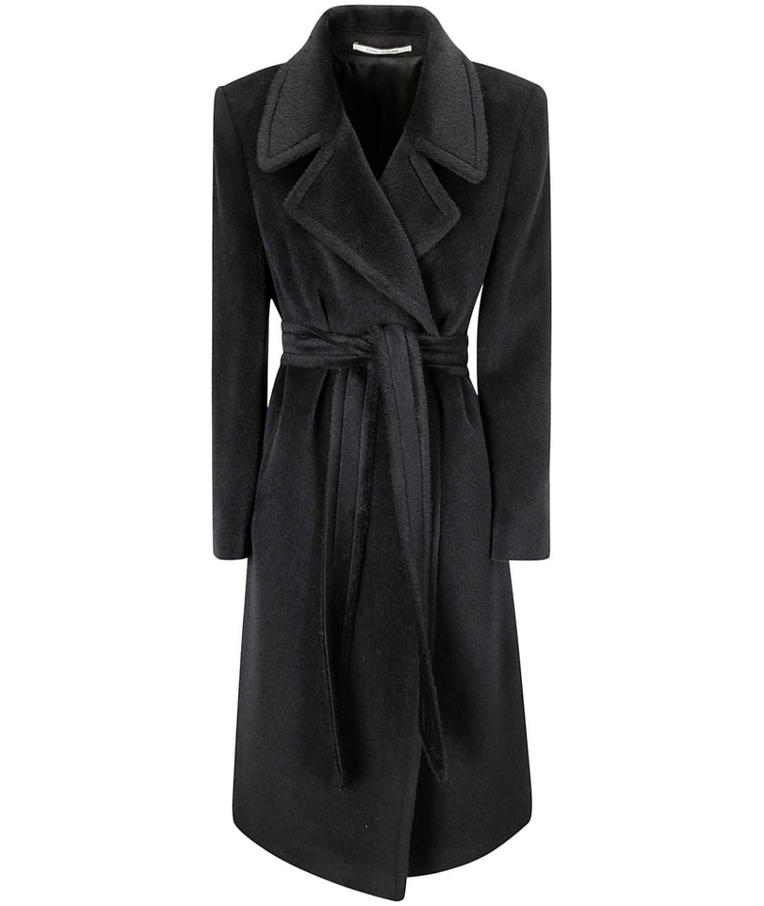 TAGLIATORE Черное шерстяное пальто, фото 1