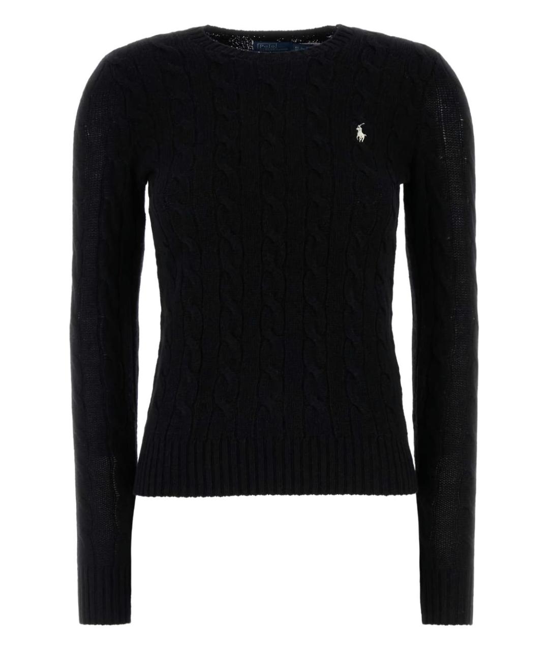 POLO RALPH LAUREN Черная шерстяная водолазка, фото 1