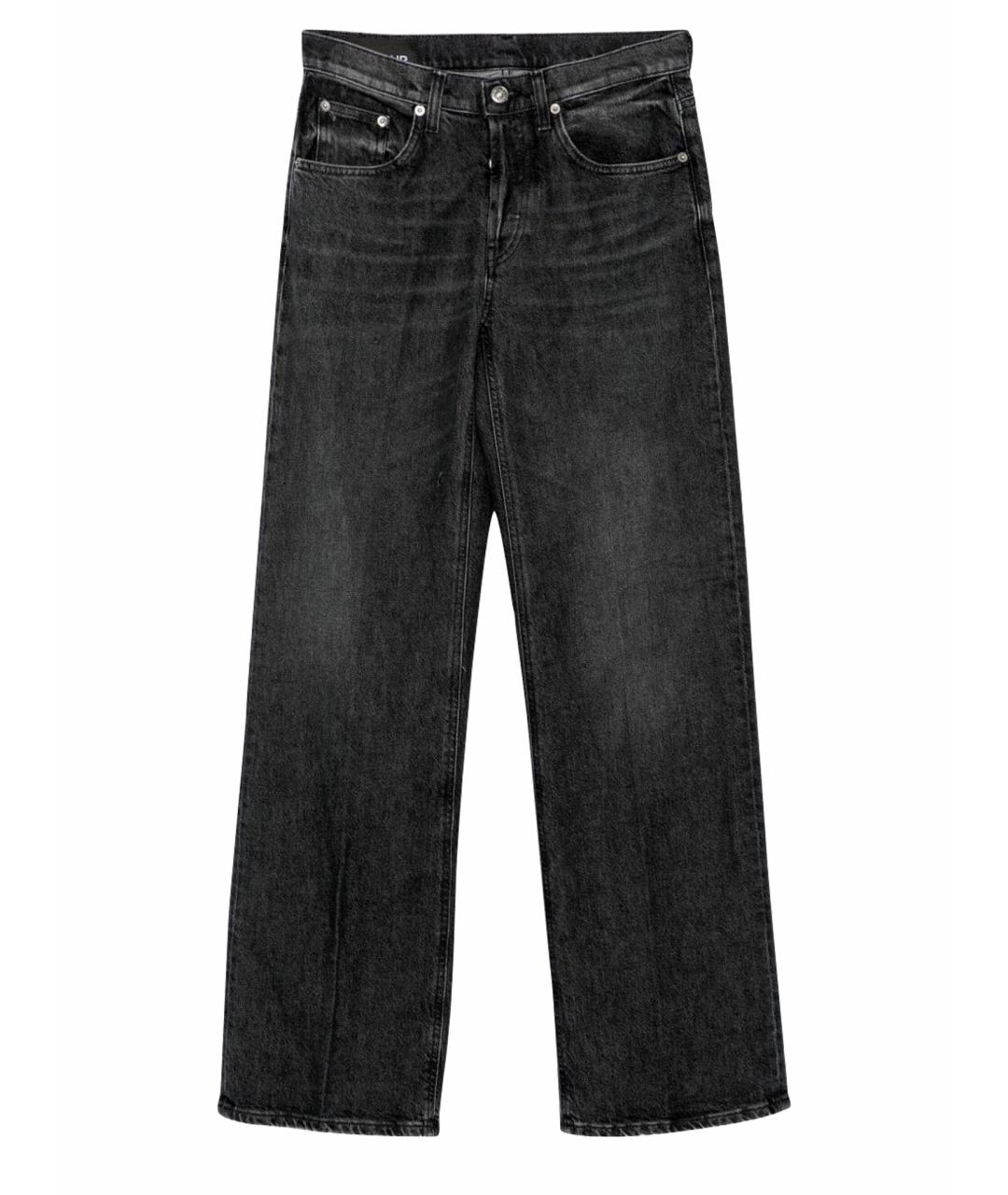 DONDUP Черные хлопковые прямые джинсы, фото 1