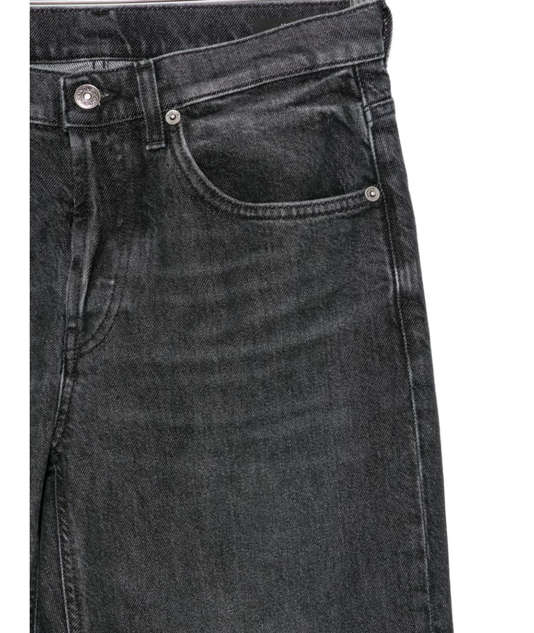 DONDUP Черные хлопковые прямые джинсы, фото 2