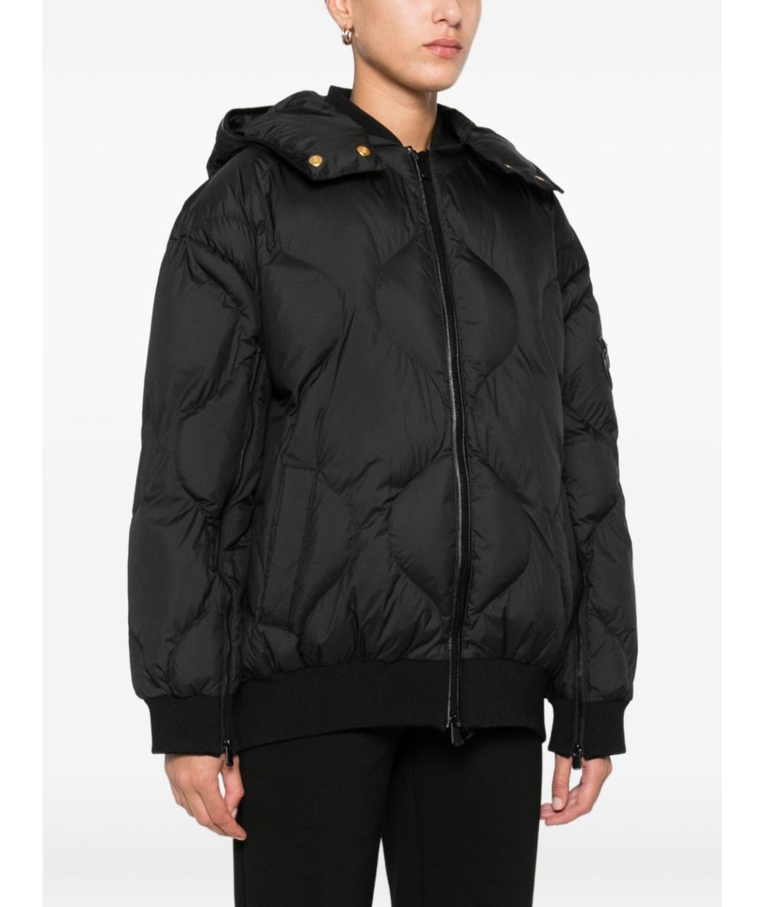 PINKO Черный полиамидовый пуховик, фото 4