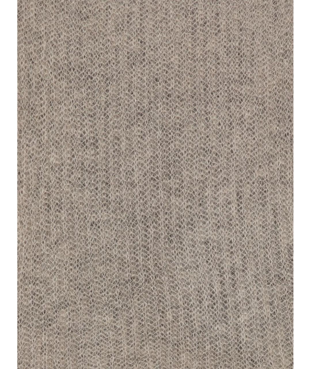 ANTONELLI FIRENZE Коричневый шерстяной шарф, фото 2