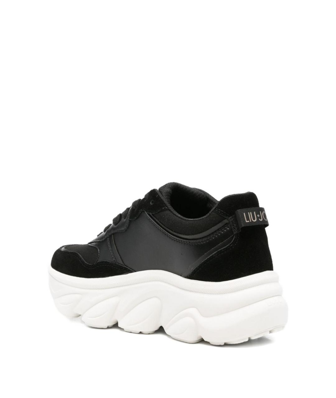 LIU JO Черные текстильные кроссовки, фото 4