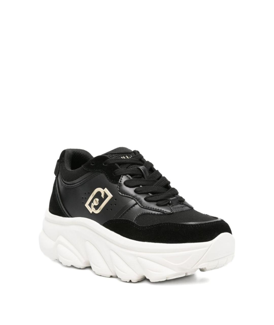 LIU JO Черные текстильные кроссовки, фото 2