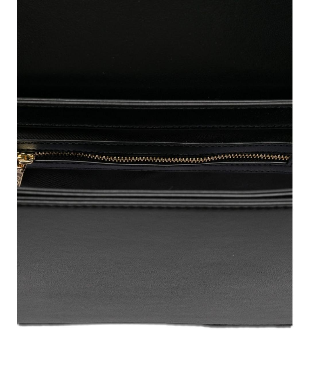 LOVE MOSCHINO Черная сумка тоут из искусственной кожи, фото 5