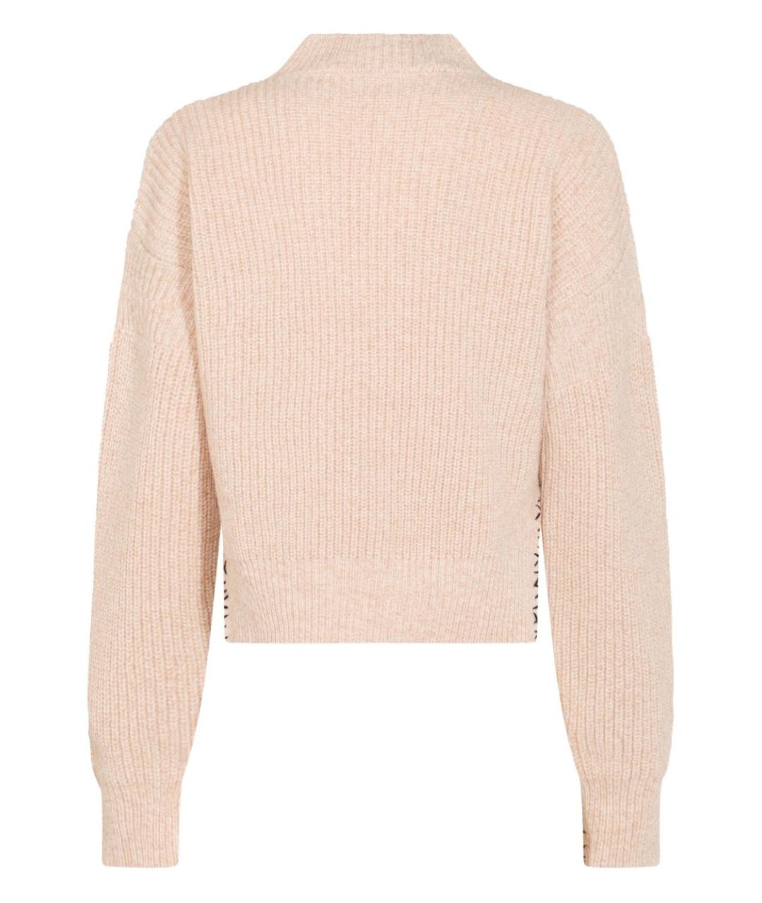 MARNI Бежевый шерстяной джемпер / свитер, фото 3