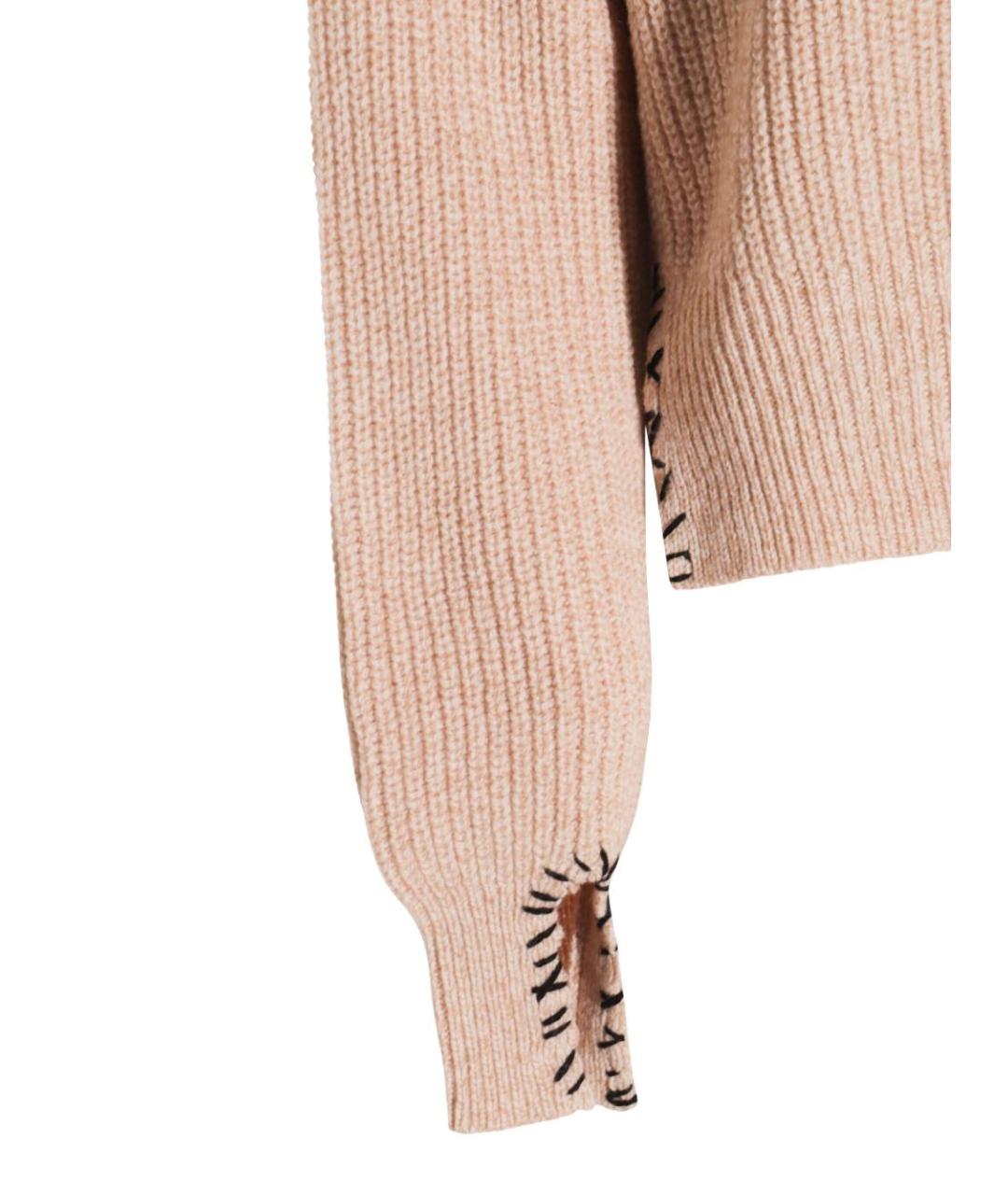 MARNI Бежевый шерстяной джемпер / свитер, фото 2