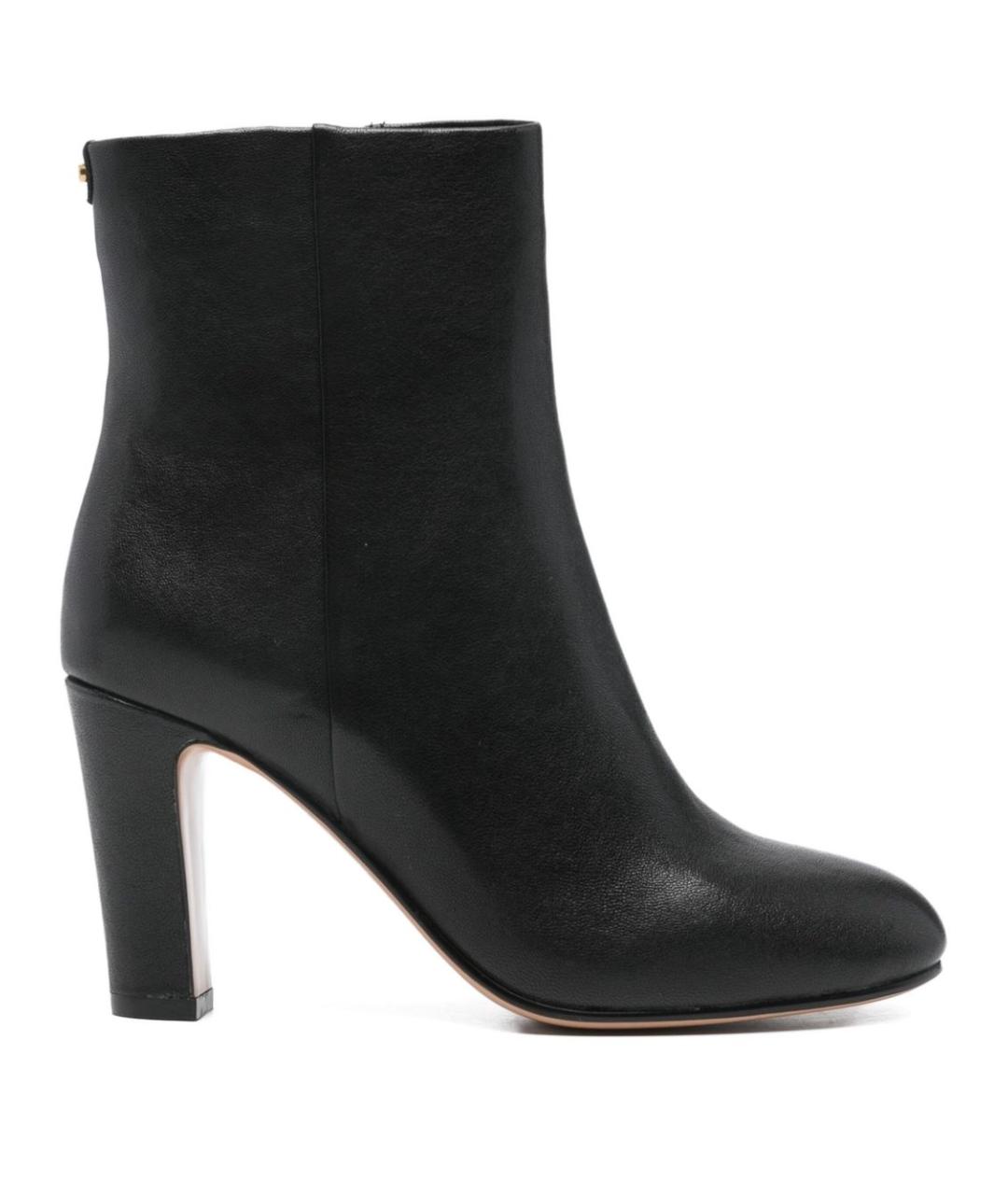 TWIN-SET Черные кожаные сапоги, фото 1