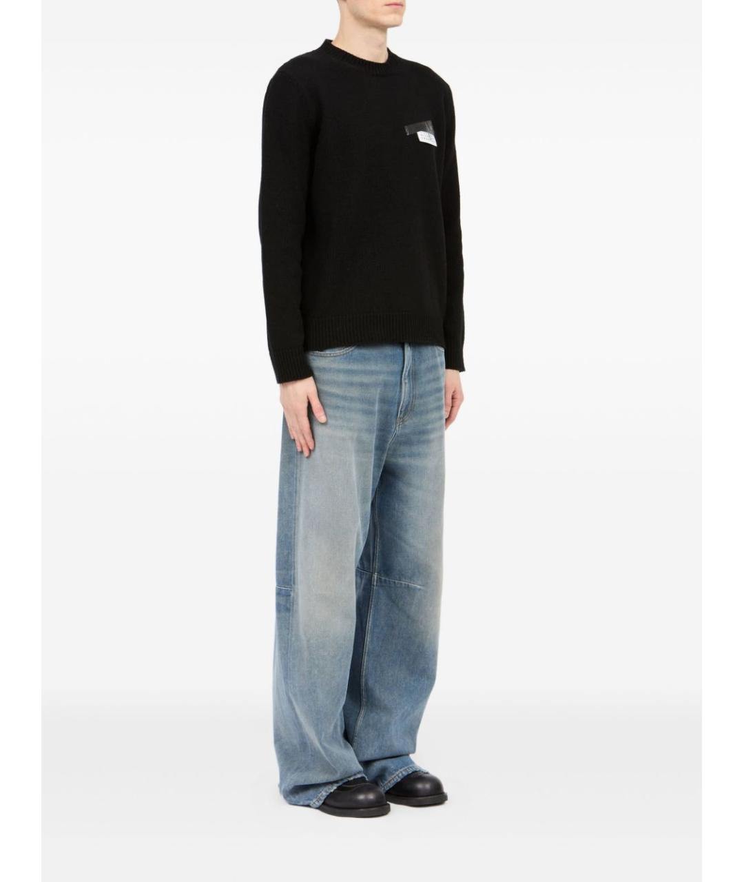 MM6 MAISON MARGIELA Черный шерстяной джемпер / свитер, фото 4