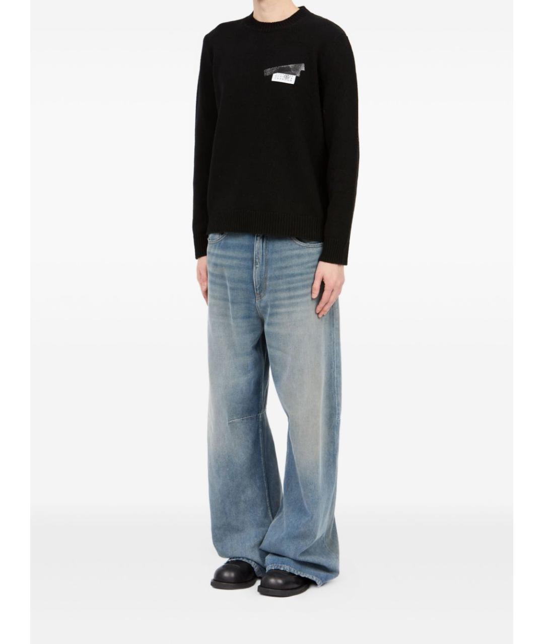 MM6 MAISON MARGIELA Черный шерстяной джемпер / свитер, фото 6