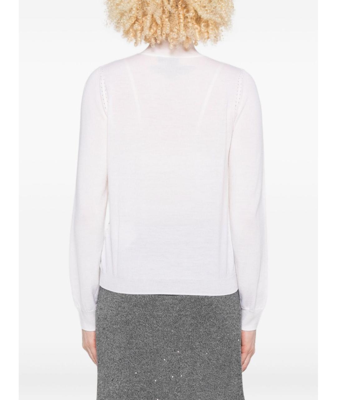 LIU JO Бежевый шерстяной джемпер / свитер, фото 2