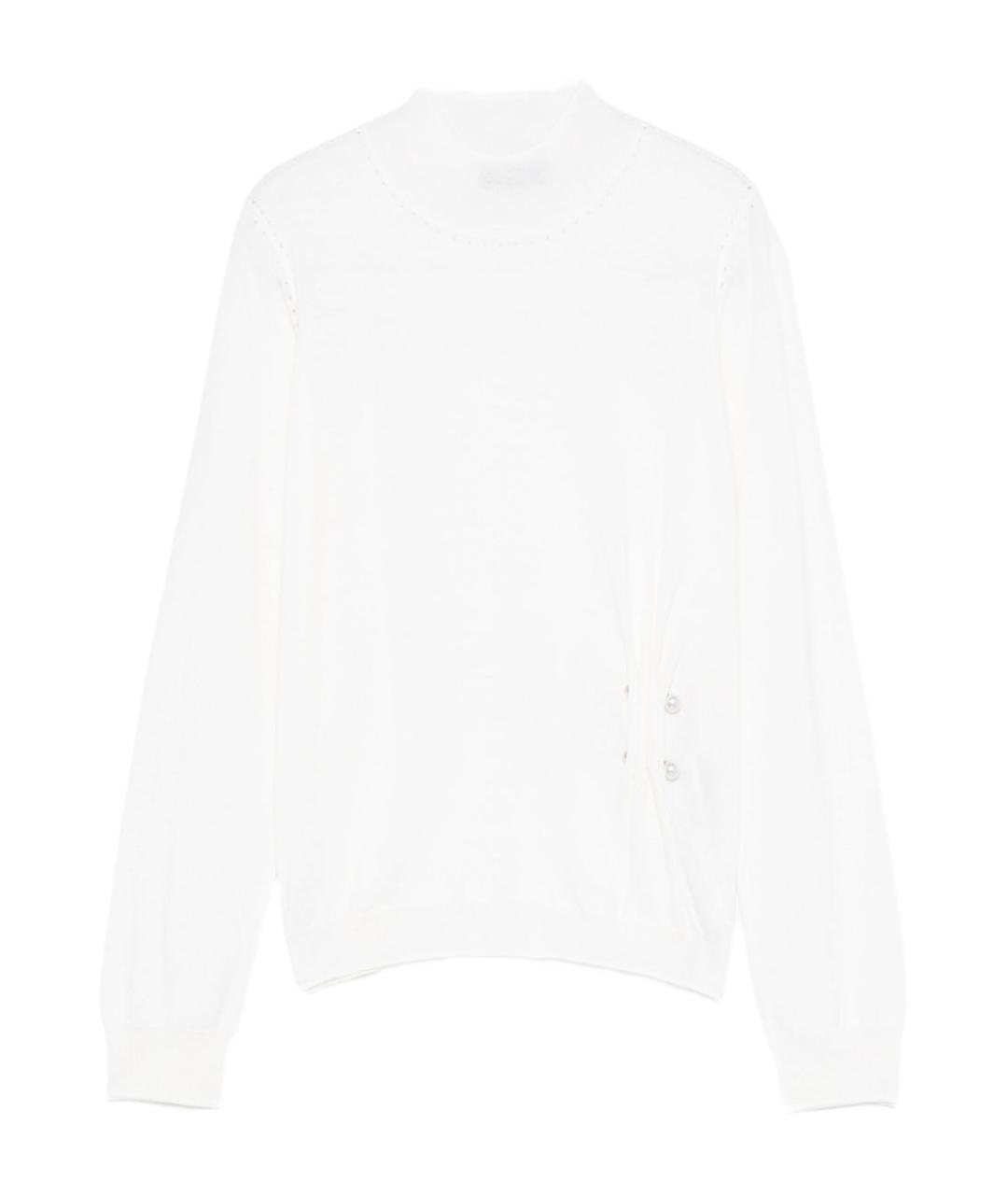 LIU JO Бежевый шерстяной джемпер / свитер, фото 1