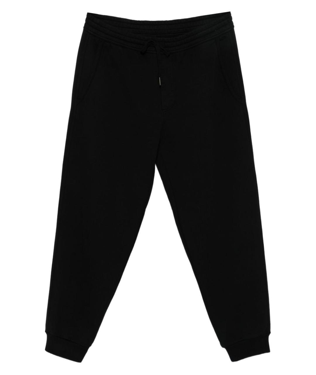 TOM FORD Черные хлопковые повседневные брюки, фото 1