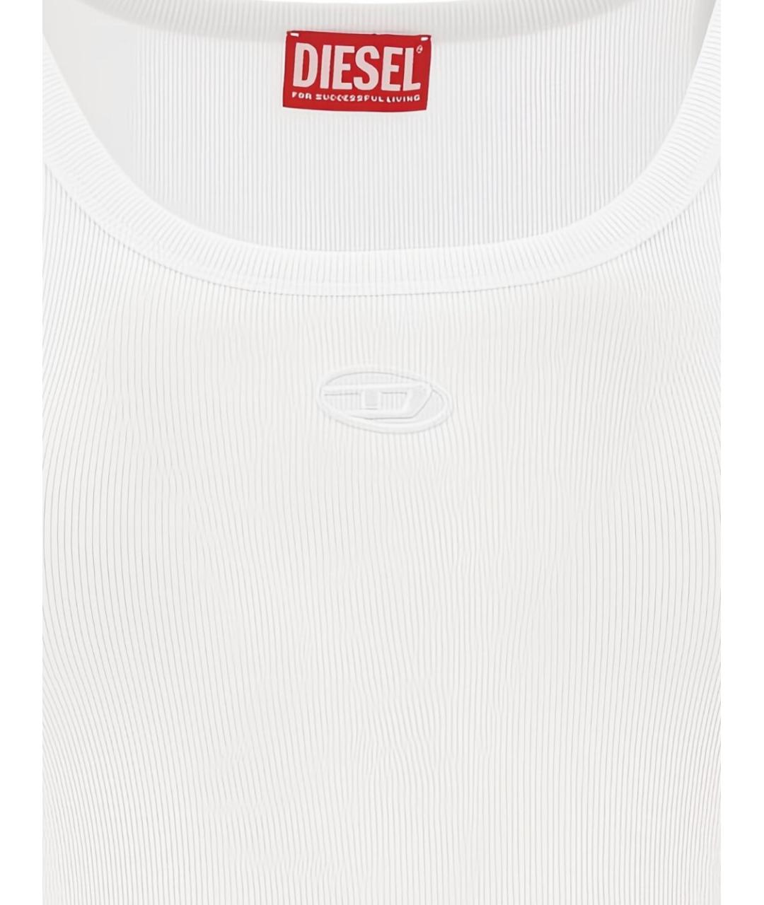 DIESEL Белая хлопковая майка, фото 2