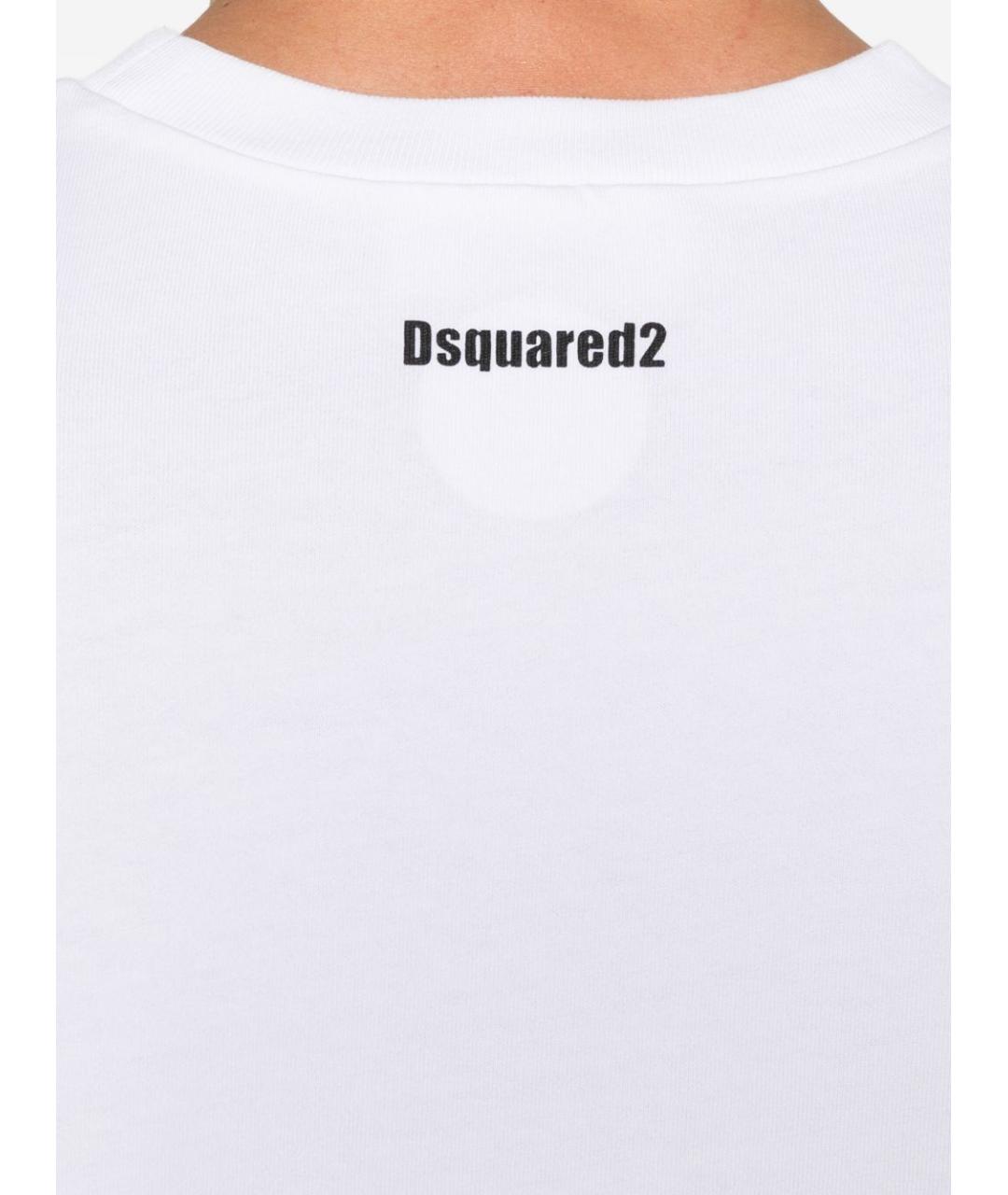 DSQUARED2 Черная хлопковая футболка, фото 4