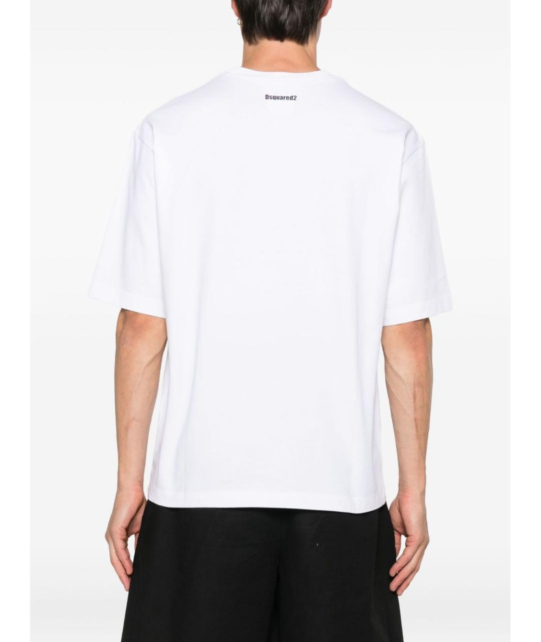 DSQUARED2 Черная хлопковая футболка, фото 2