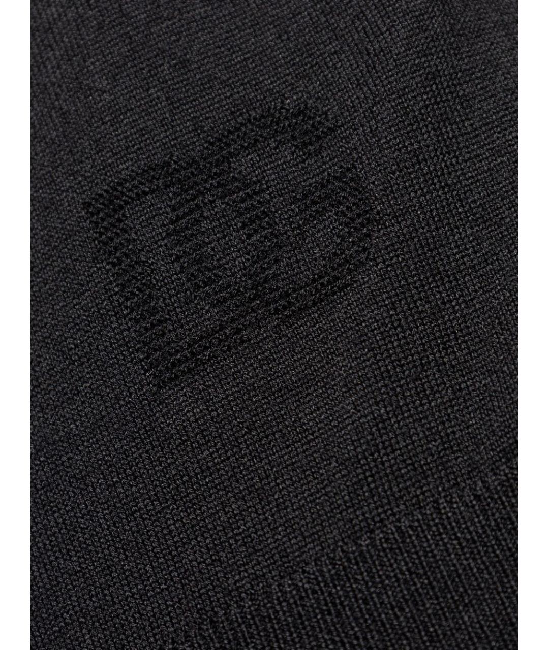 DOLCE&GABBANA Черная шерстяная водолазка, фото 4