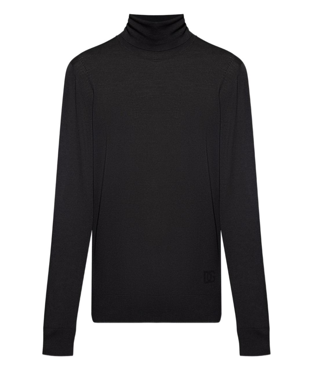 DOLCE&GABBANA Черная шерстяная водолазка, фото 1