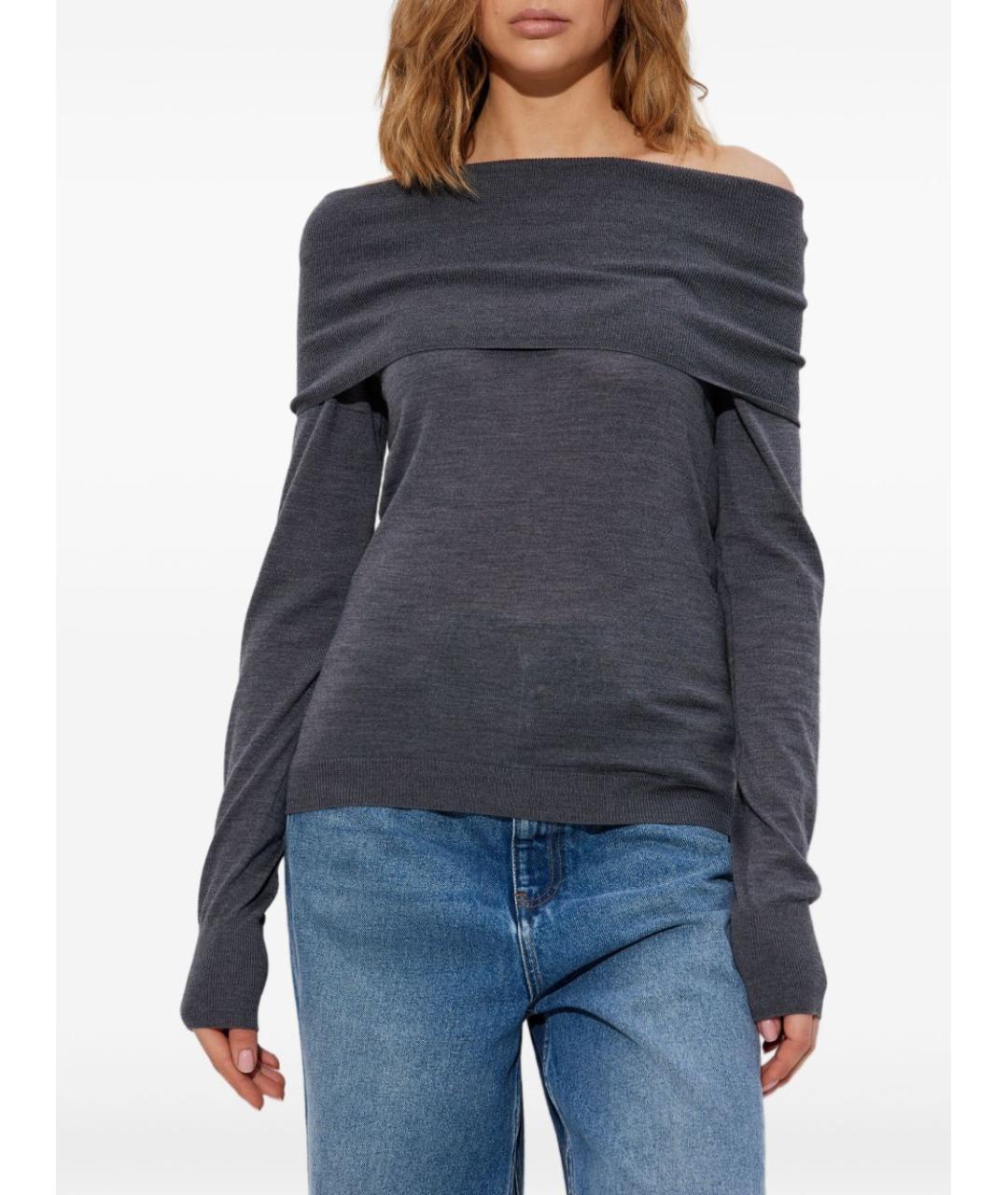 STELLA MCCARTNEY Серый шерстяной джемпер / свитер, фото 4