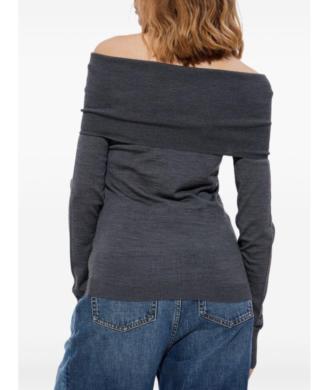 STELLA MCCARTNEY Серый шерстяной джемпер / свитер, фото 2