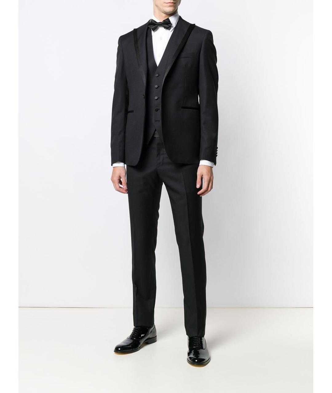 TAGLIATORE Черный вечерний костюм, фото 2