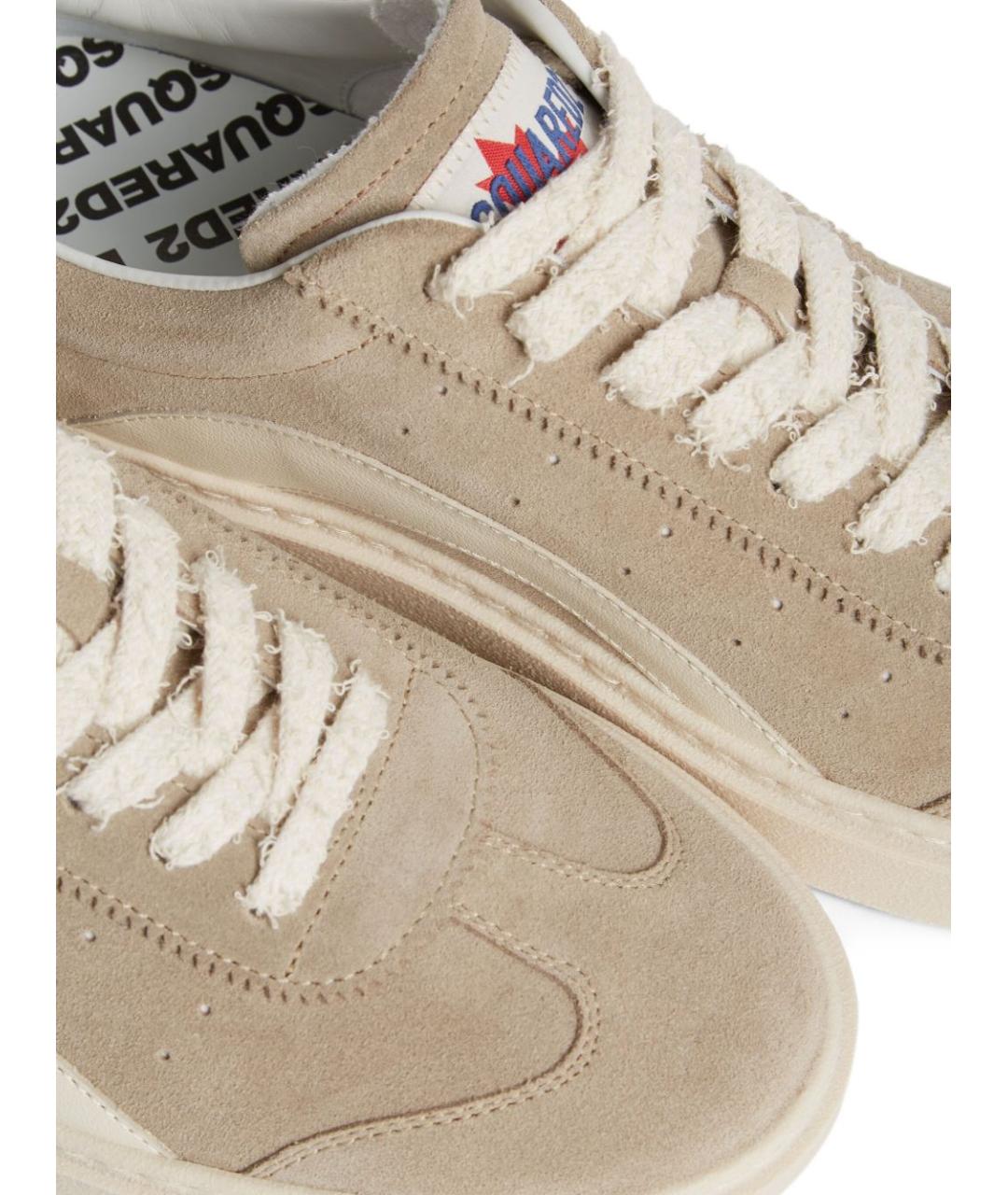 DSQUARED2 Мульти замшевые низкие кроссовки / кеды, фото 3