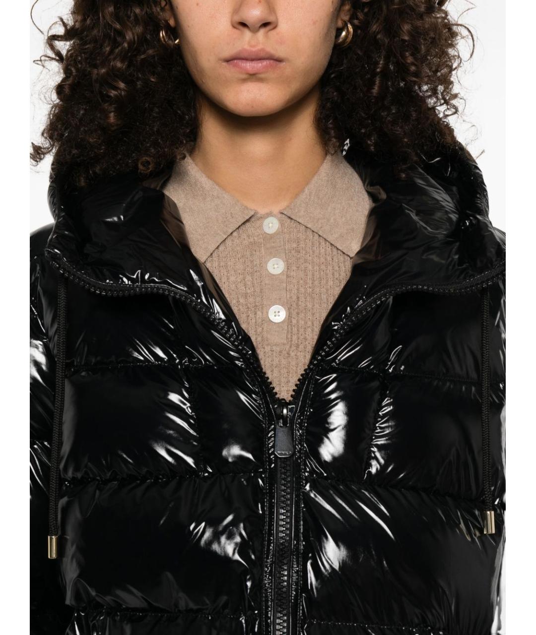 PINKO Черная полиамидовая куртка, фото 3