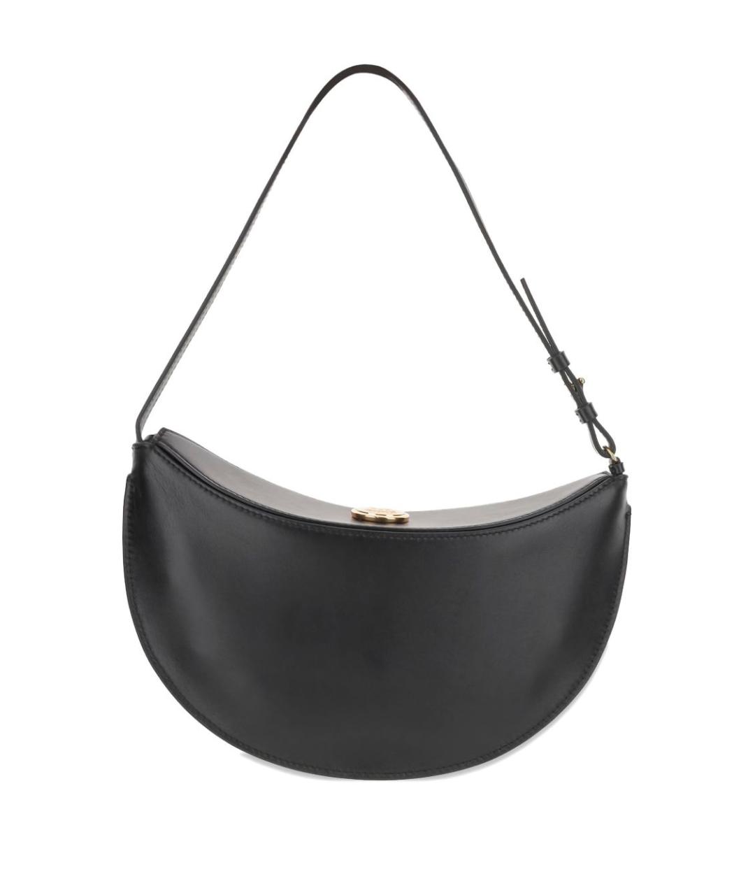 JACQUEMUS Черная кожаная сумка через плечо, фото 3