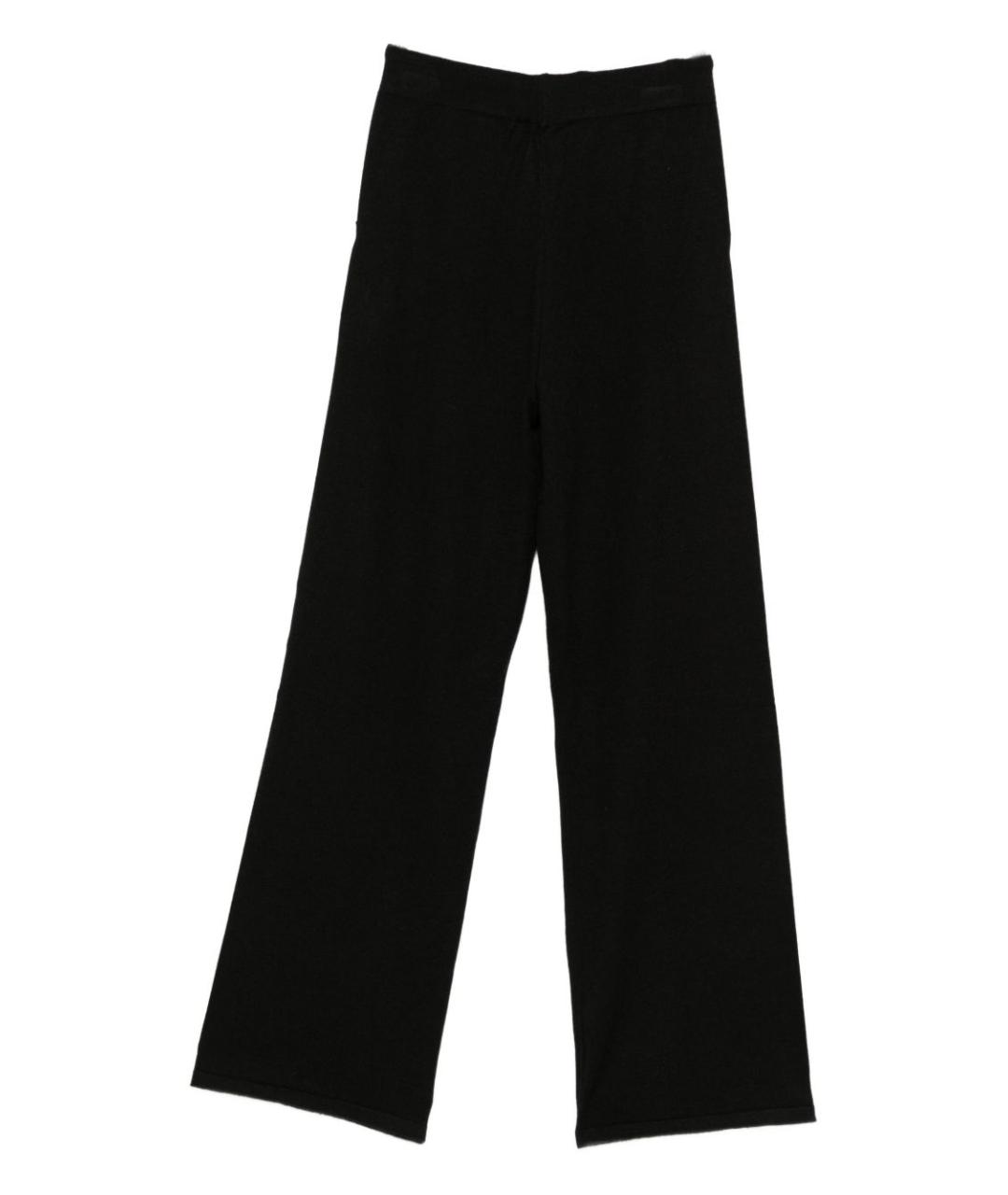 BLUGIRL Черные вискозные прямые брюки, фото 3