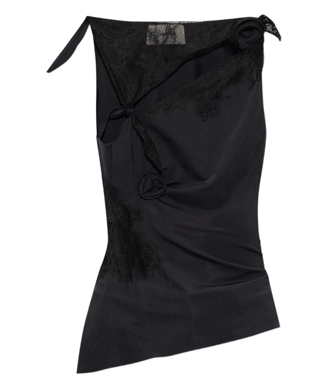 COPERNI Черная полиамидовая майка, фото 1