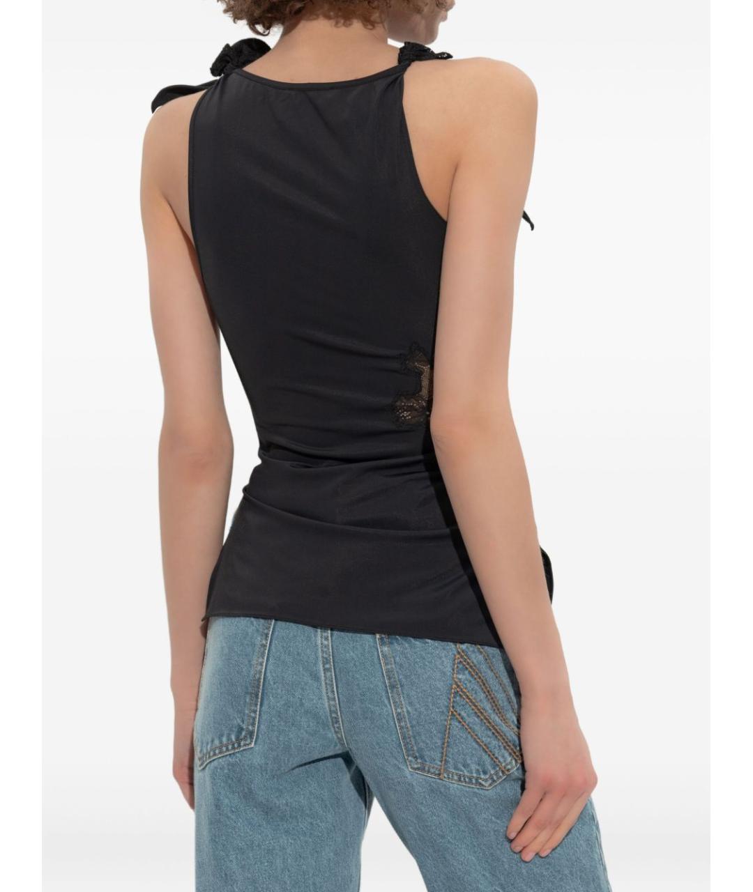 COPERNI Черная полиамидовая майка, фото 4