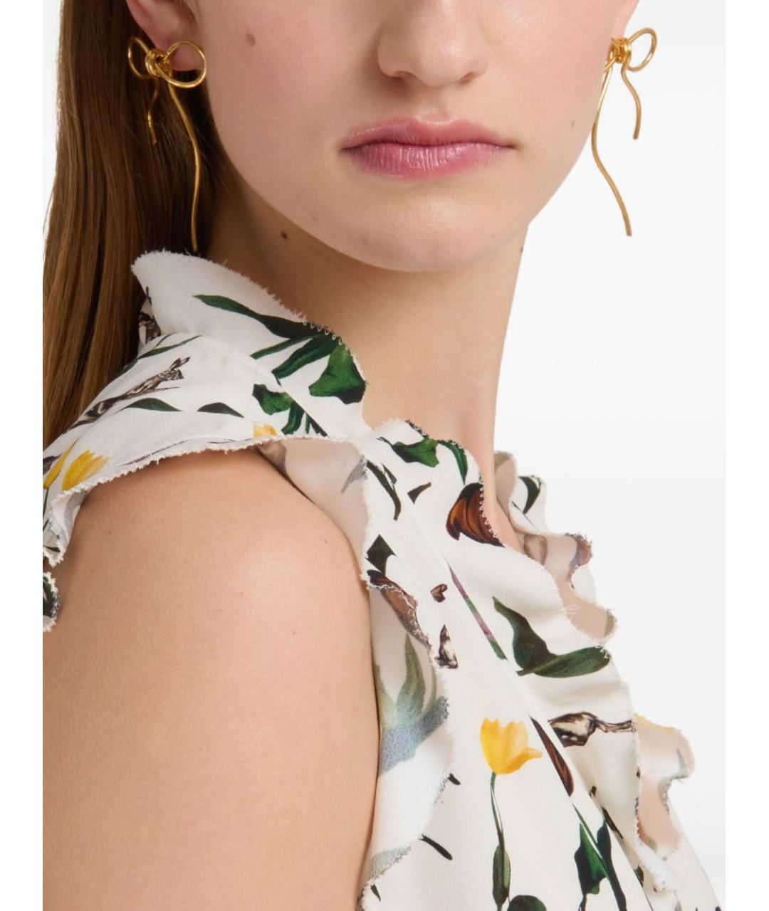 MARNI Золотые латунные серьги, фото 4