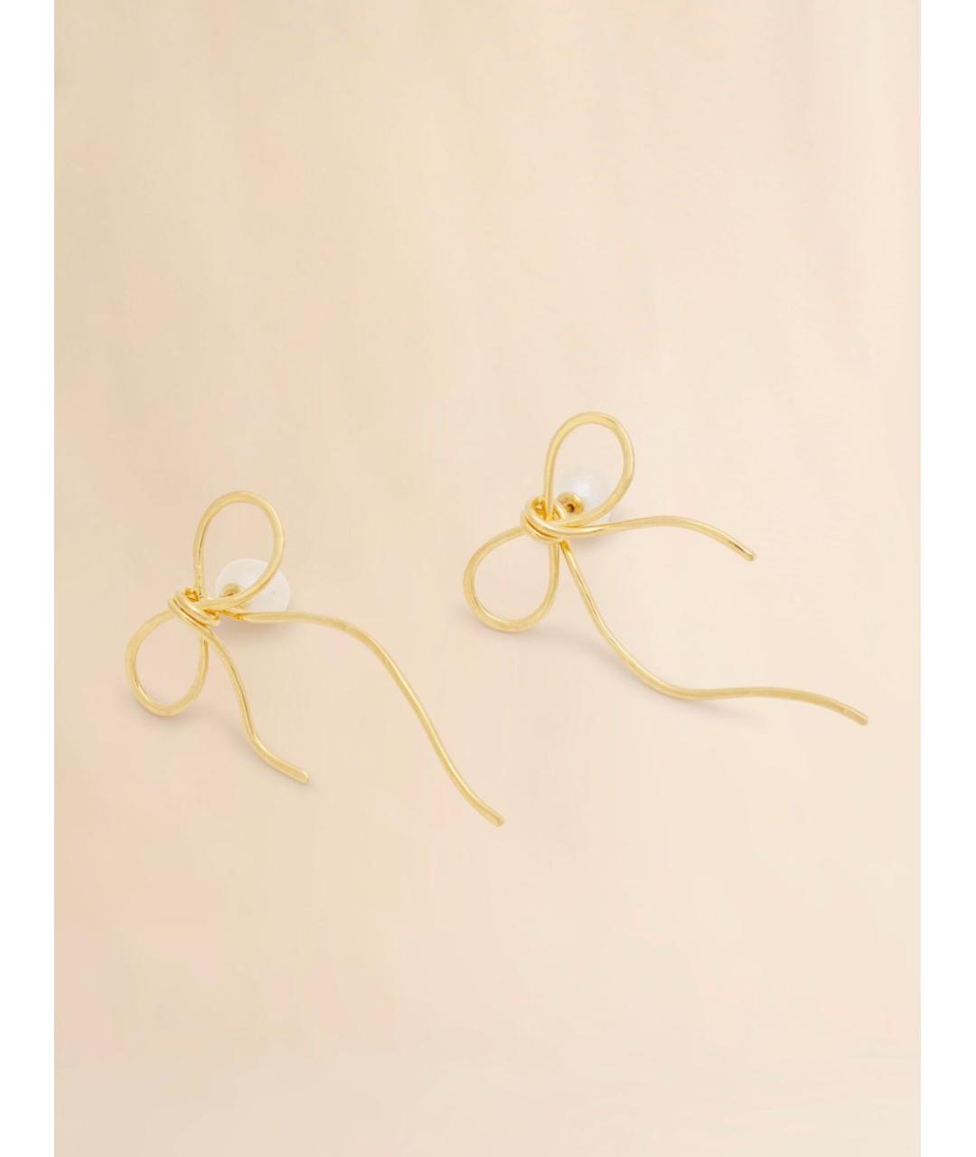 MARNI Золотые латунные серьги, фото 2