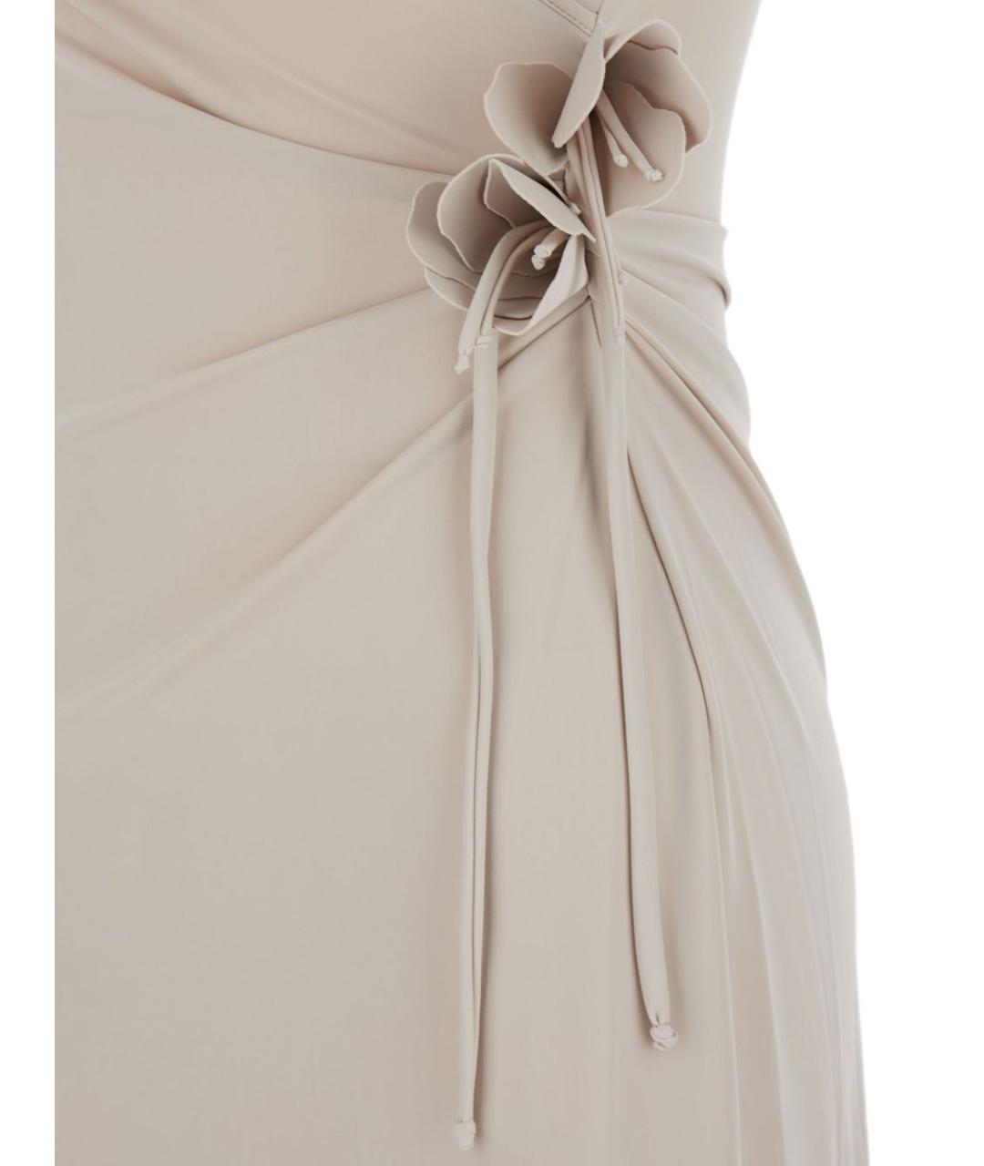 COPERNI Бежевое полиамидовое коктейльное платье, фото 2