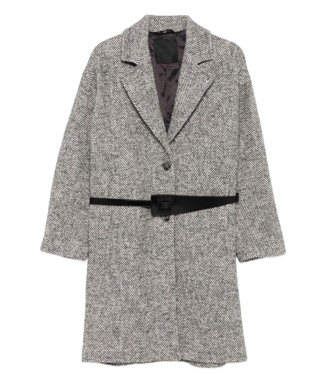 LIU JO Серое пальто, фото 1