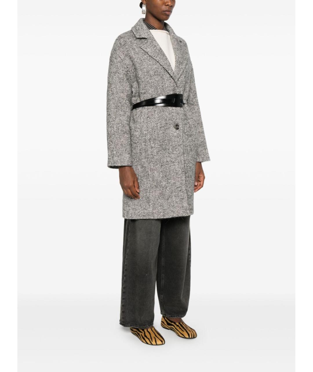 LIU JO Серое пальто, фото 5