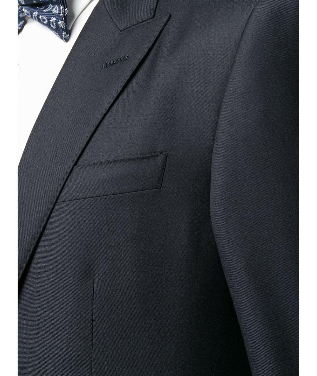 DOLCE&GABBANA Темно-синий классический костюм, фото 5